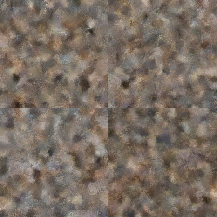 Early tiny baseline sample grid with mostly texture-like generated outputs.